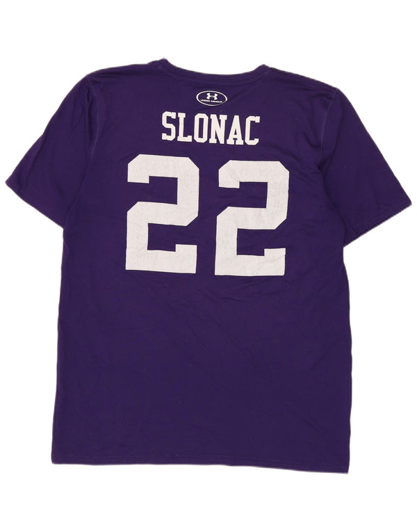 Under Armour Boys Graphic T-Shirt Top 13-14 Years XL Purple