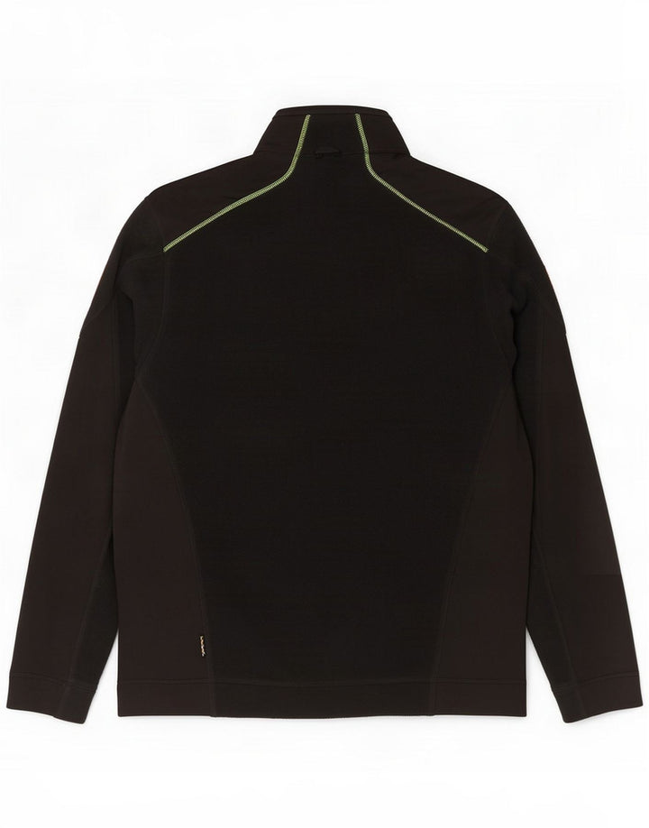 Engelbert Strauss Mens Fleece Jacket UK 42 XL Black Polyester