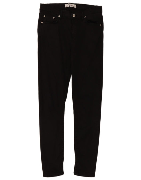 Zara Womens Skinny Jeans EU 38 Small W28 L27 Black Cotton