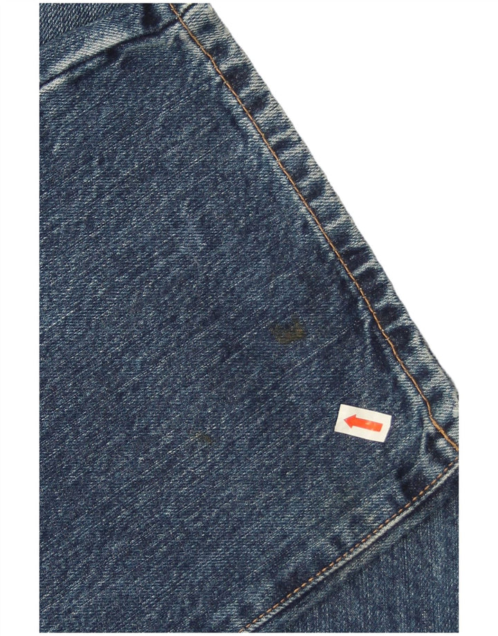 Replay Mens Straight Jeans W34 L30 Blue Cotton