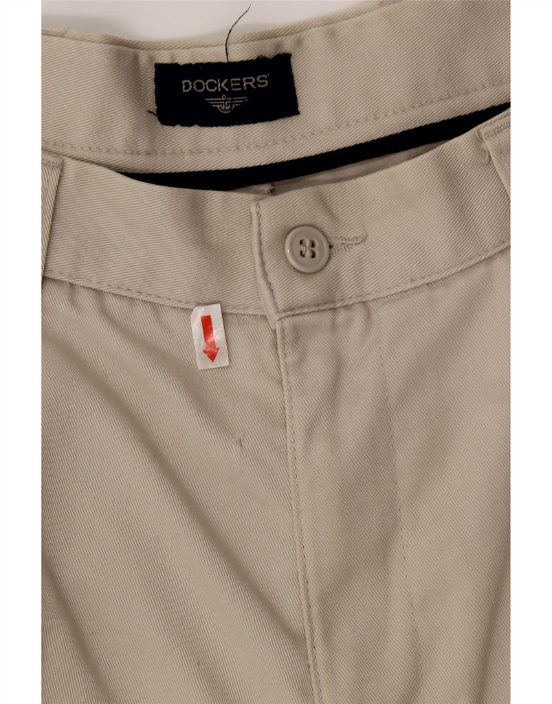 DOCKERS Mens Pegged Chino Shorts W36 Large Beige Cotton Vintage Dockers and Second-Hand Dockers from Messina Hembry 