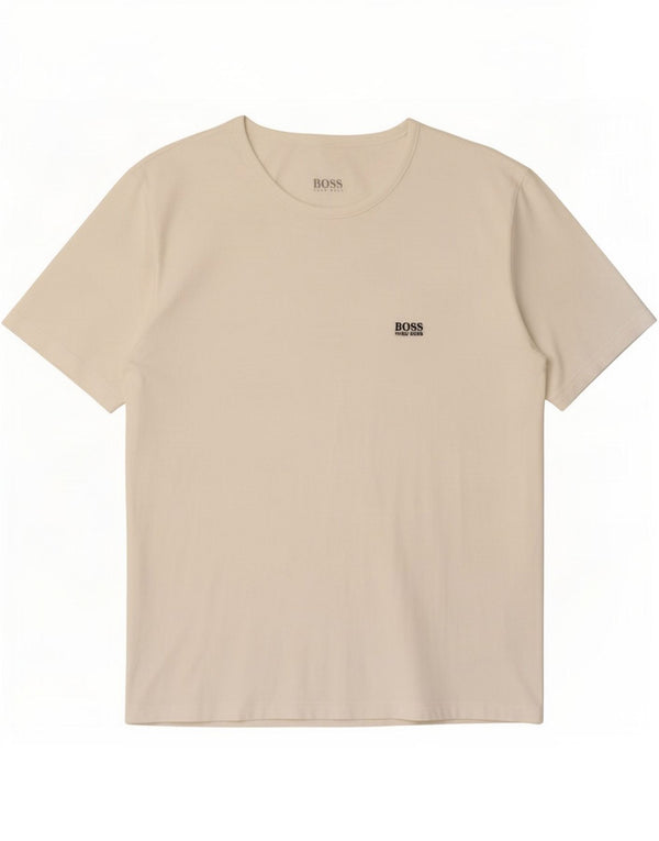 Hugo Boss Mens T-Shirt Top Large White Cotton