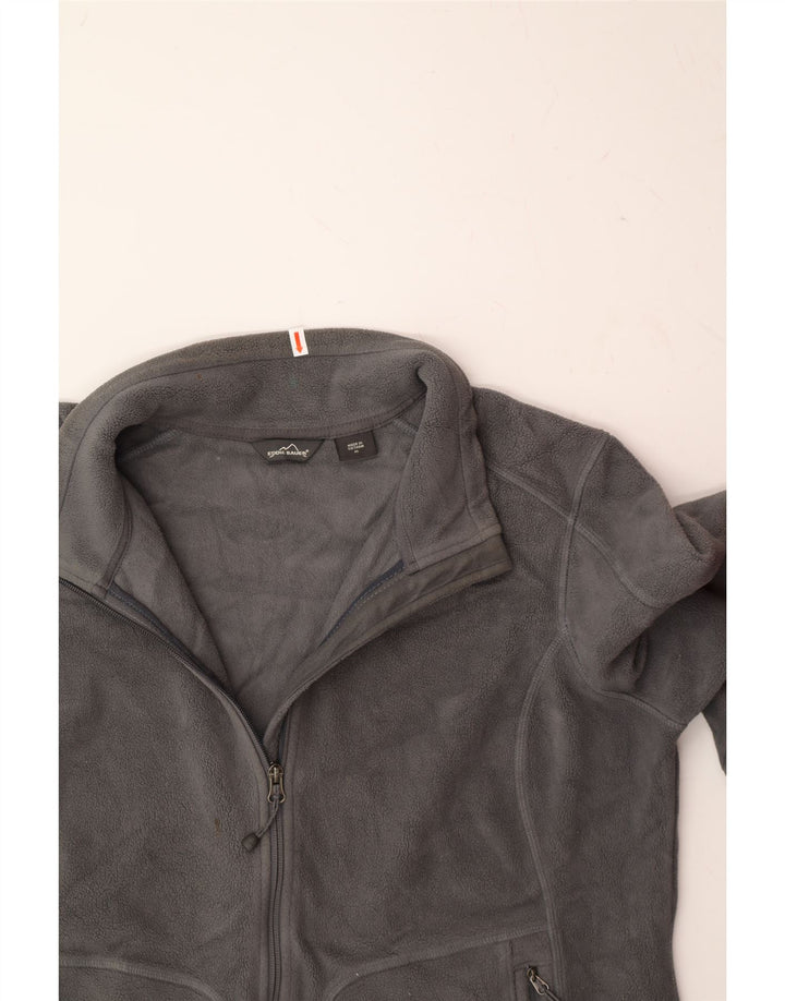 EDDIE BAUER Womens Fleece Jacket UK 18 XL Grey Polyester Vintage Eddie Bauer and Second-Hand Eddie Bauer from Messina Hembry 