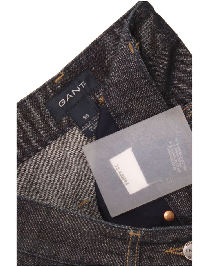 Gant Womens Denim Skirt EU 36 Small W28  Black Cotton