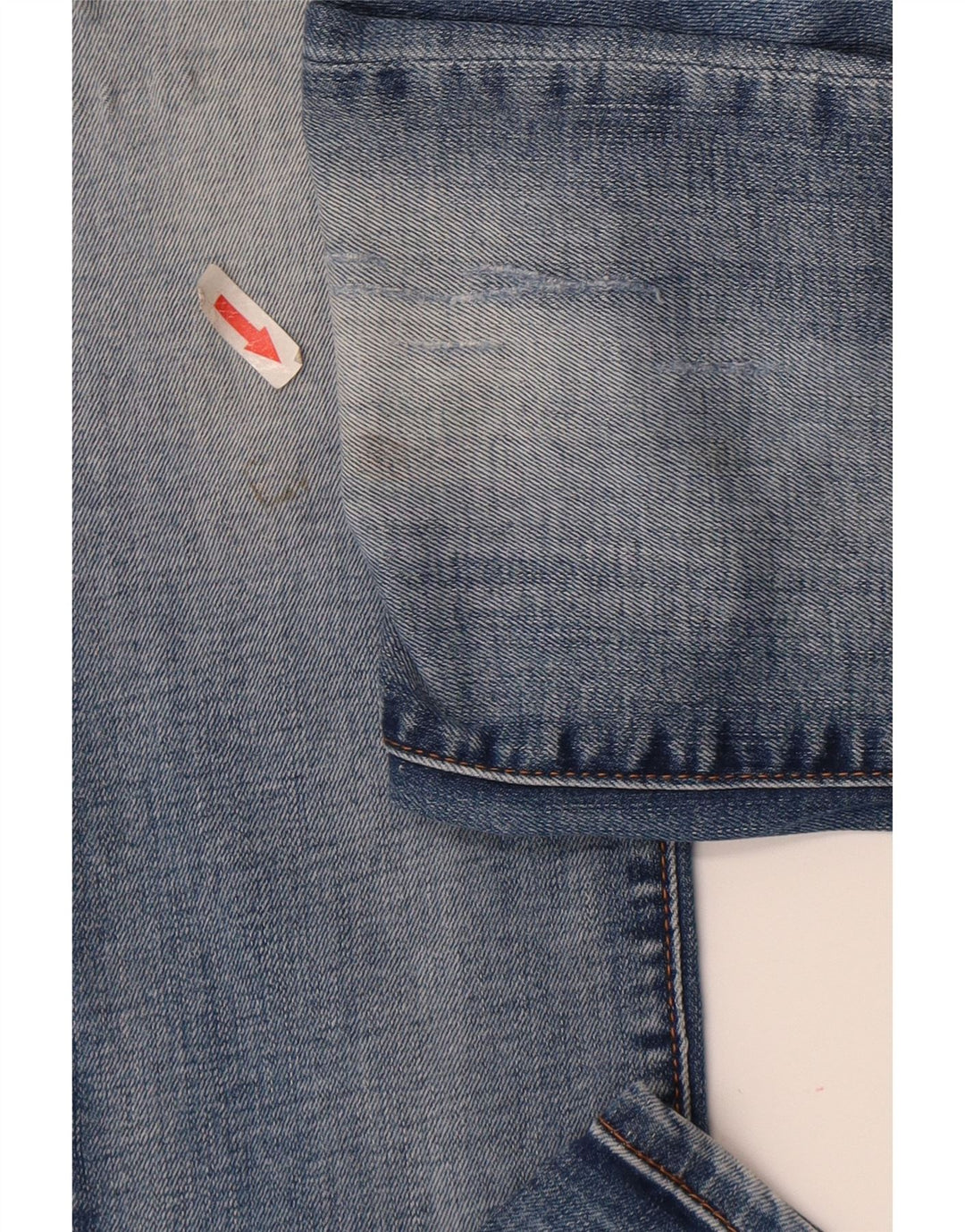 Trussardi Womens Distressed Skinny Jeans W29 L32 Blue