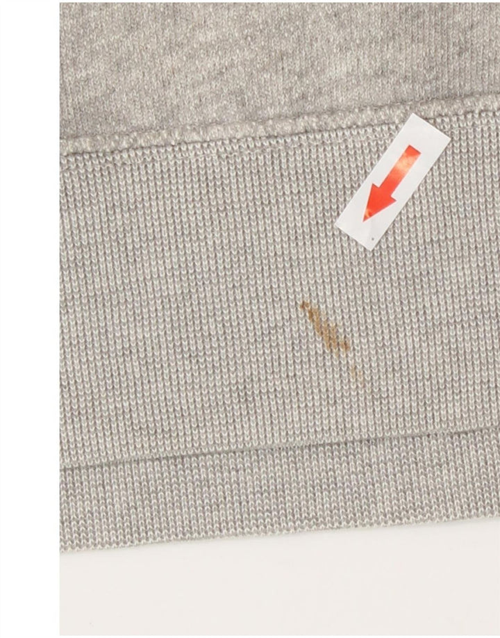 Jack Wills Womens Oversized Sweatshirt Jumper UK 10 Small Grey Flecked