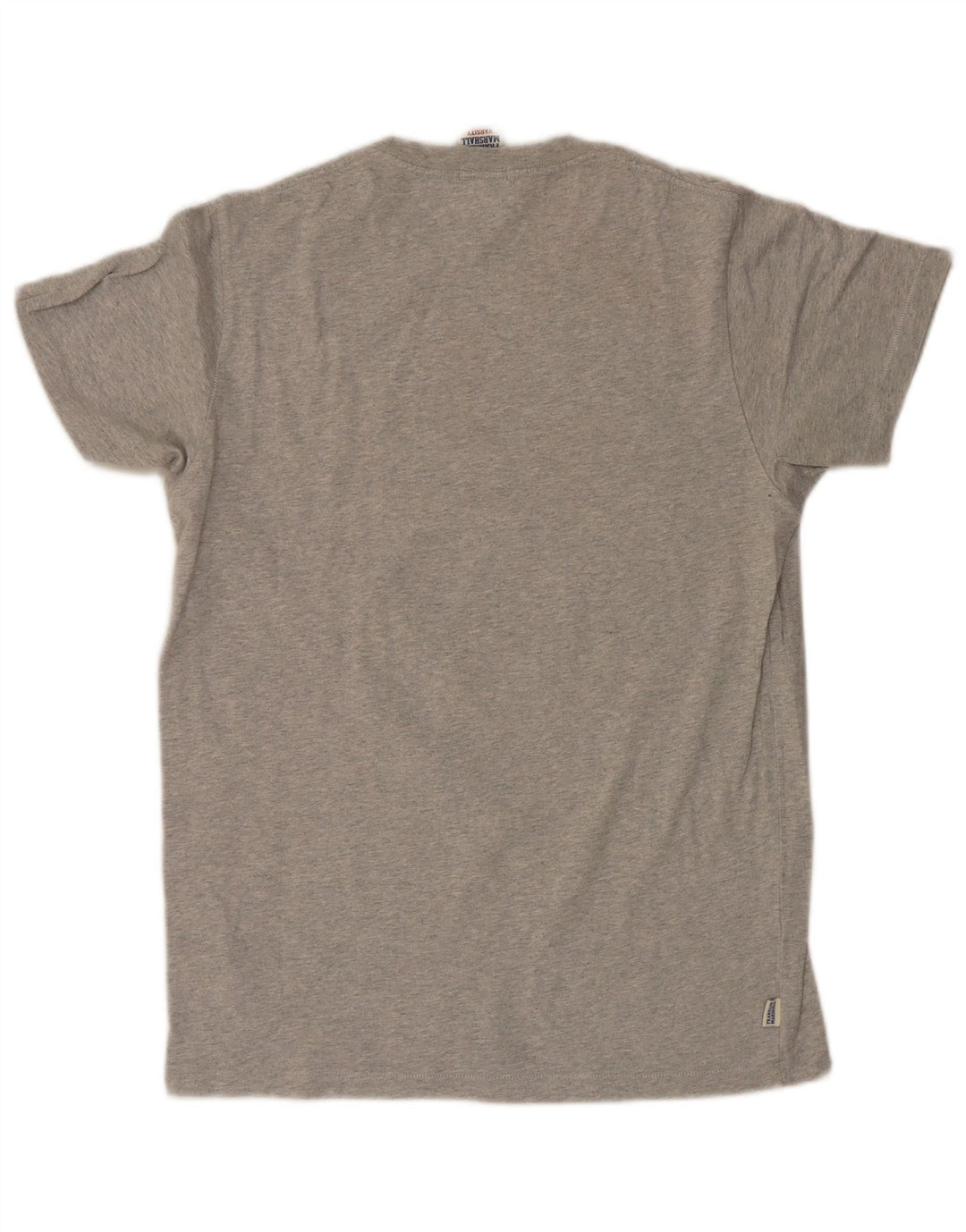 Franklin Marshall Mens Graphic T-Shirt Top Medium Grey Cotton