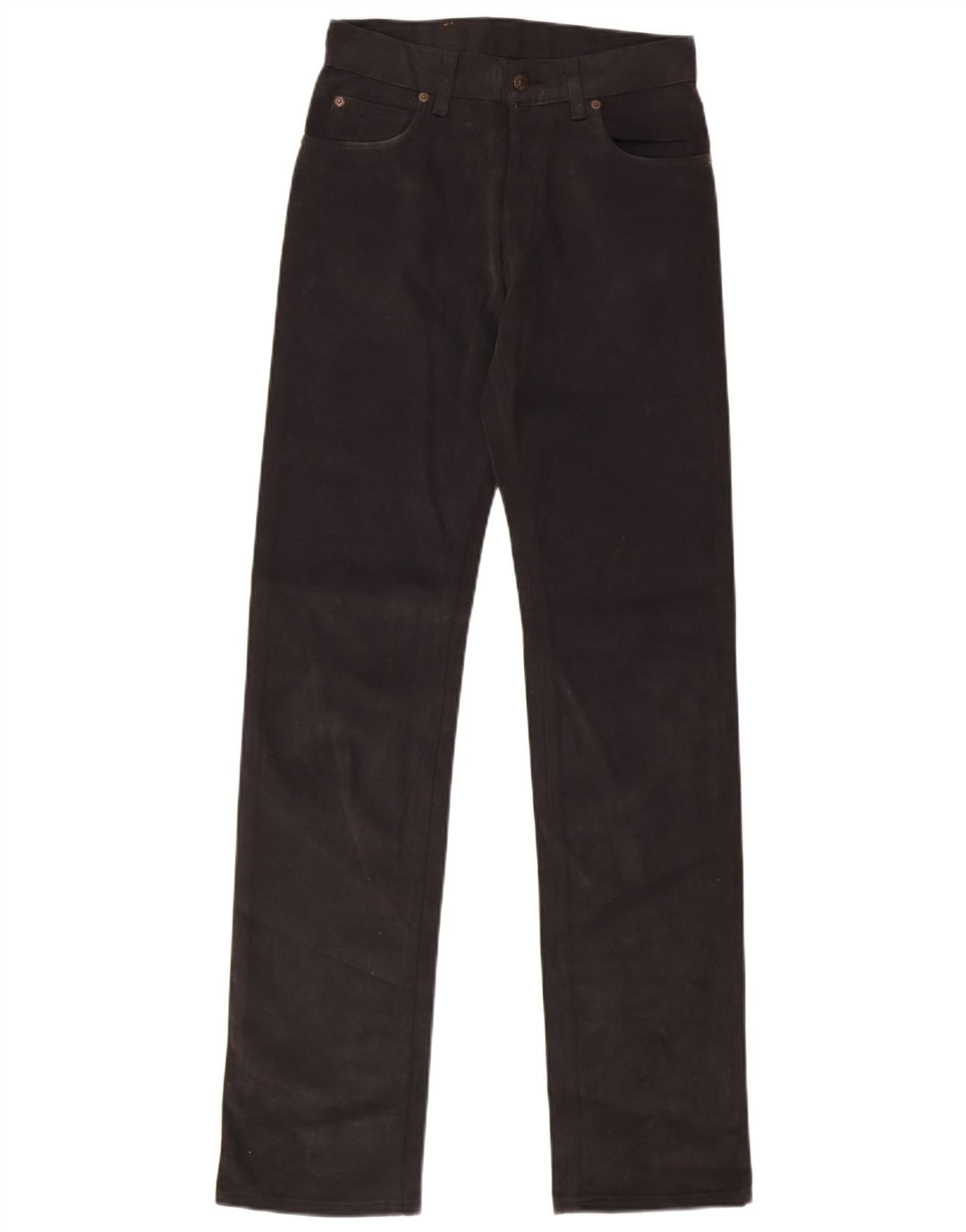 Rifle Mens Straight Jeans W28 L34 Black Cotton