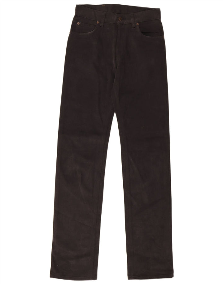 Rifle Mens Straight Jeans W28 L34 Black Cotton