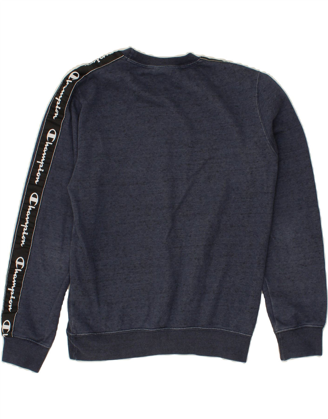 CHAMPION Mens Graphic Sweatshirt Jumper XS Navy Blue Cotton Vintage Champion and Second-Hand Champion from Messina Hembry 