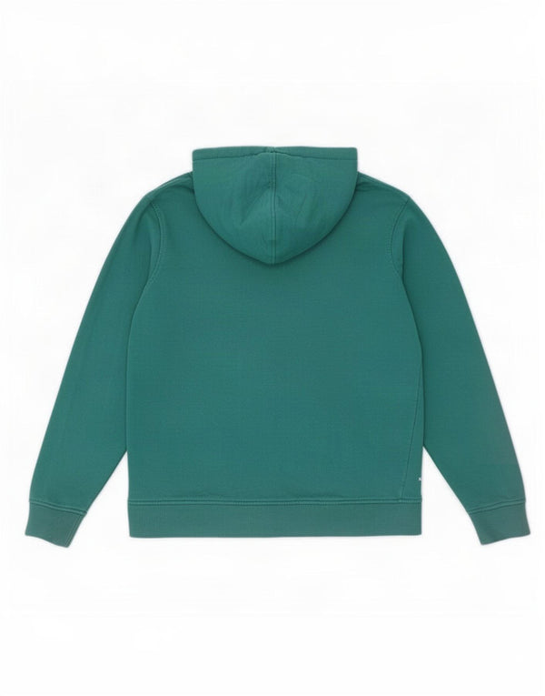 Jack & Jones Mens Graphic Hoodie Jumper XL Green Cotton