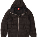 Nike Mens Hooded Padded Jacket UK 38 Medium Black