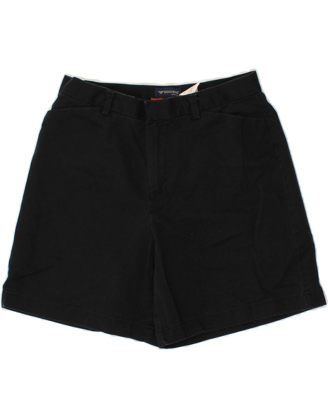 DOCKERS Womens Petite Casual Shorts US 6 Medium W25 Black Cotton Vintage Dockers and Second-Hand Dockers from Messina Hembry 