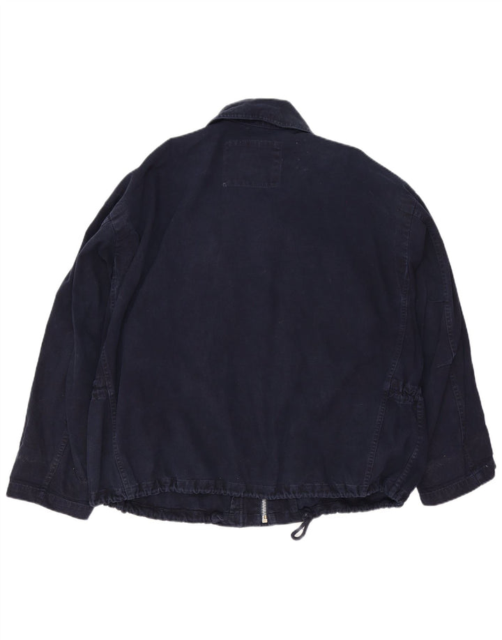 Energie Mens Loose Fit Utility Jacket UK 40 Large Navy Blue