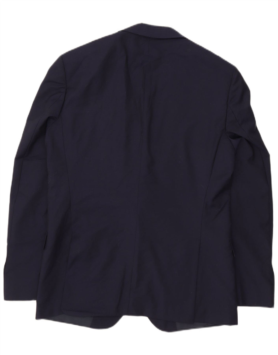 Hugo Boss Mens 2 Button Blazer Jacket EU 50 Large Navy Blue Wool