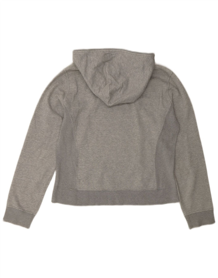 Champion Womens Heritage Classics Graphic Hoodie Jumper UK 14 Medium Grey