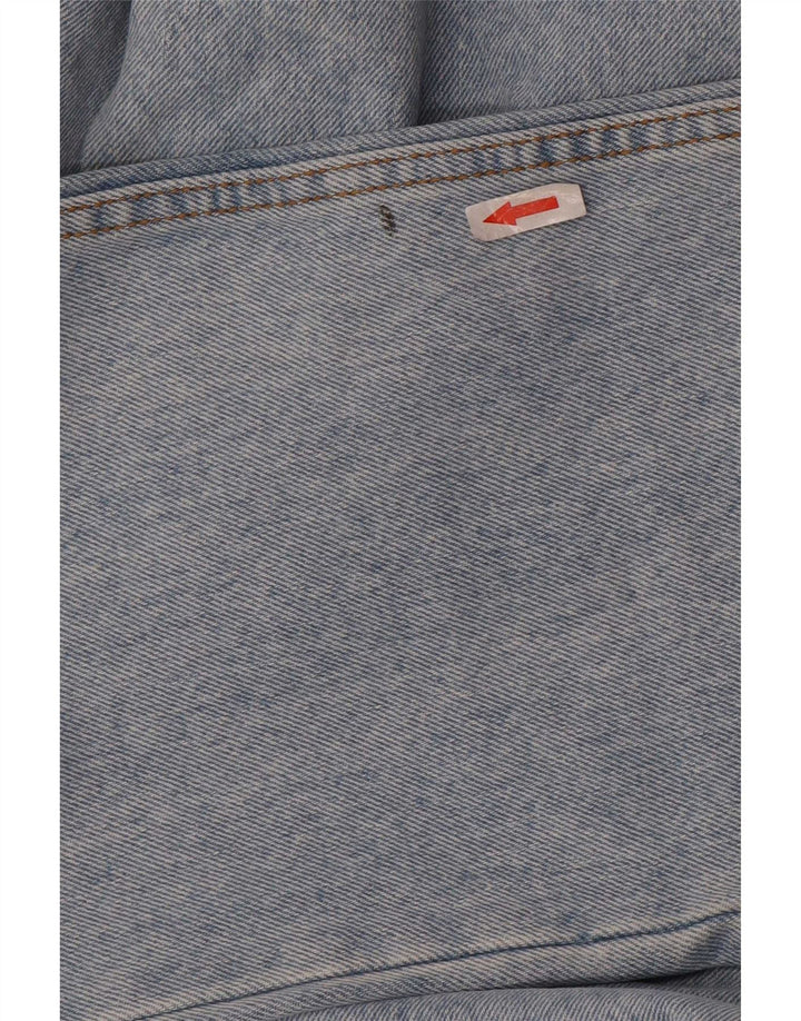 Wrangler Mens Straight Jeans W36 L30 Blue Cotton