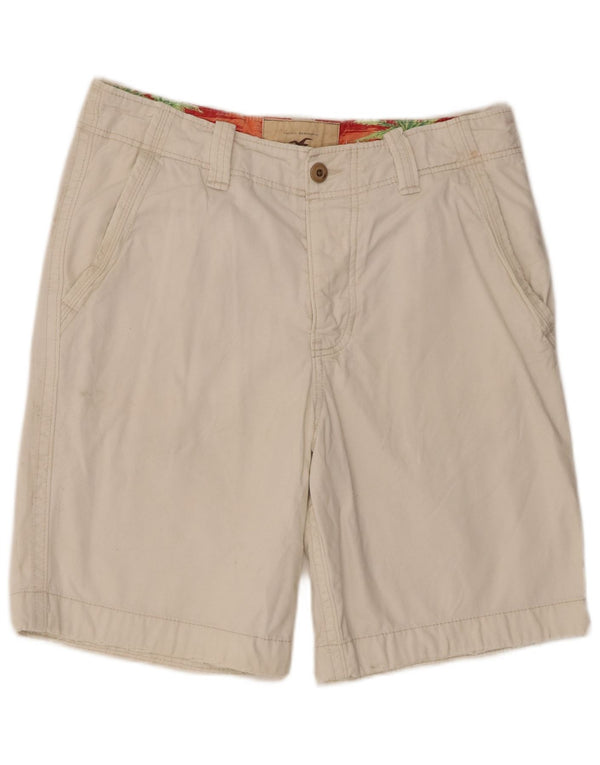 Hollister Mens Chino Shorts W30 Medium Beige Cotton