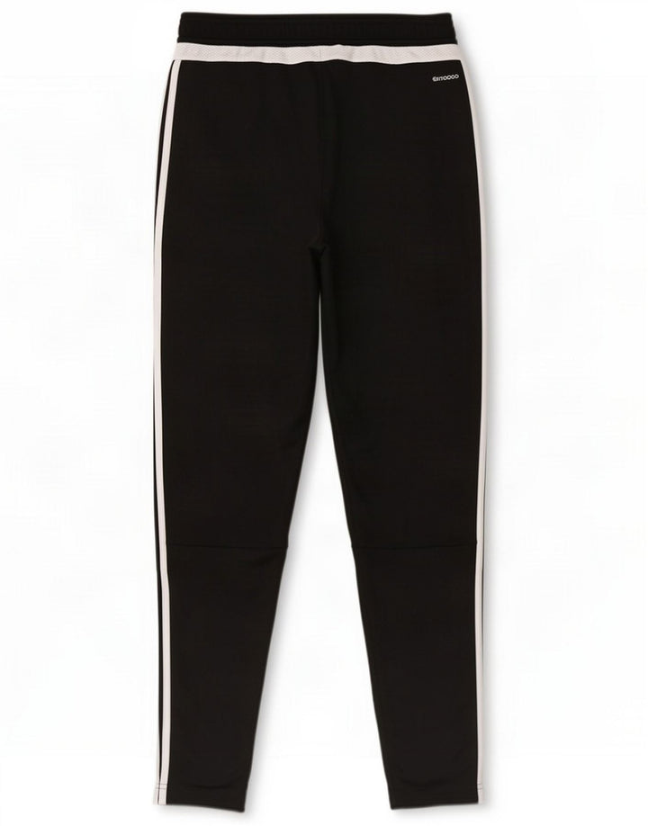 Adidas Mens Climacool Tracksuit Trousers Small Black Colourblock Polyester