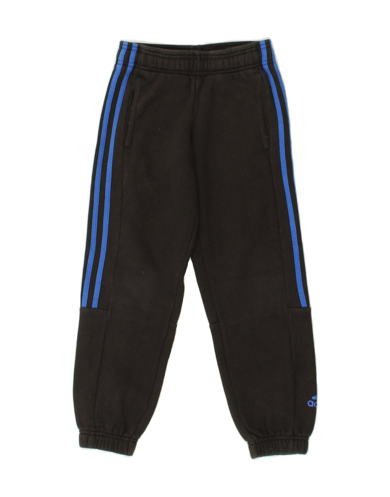 ADIDAS Boys Tracksuit Trousers Joggers 7-8 Years Black Cotton | Vintage Adidas | Thrift | Second-Hand Adidas | Used Clothing | Messina Hembry 