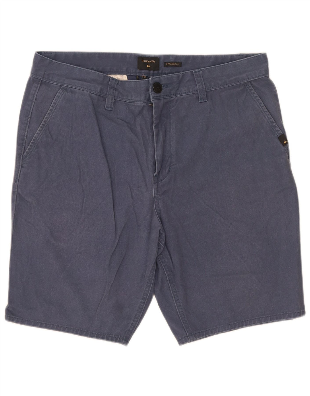 Quiksilver Mens Chino Shorts W34 Large Blue Cotton