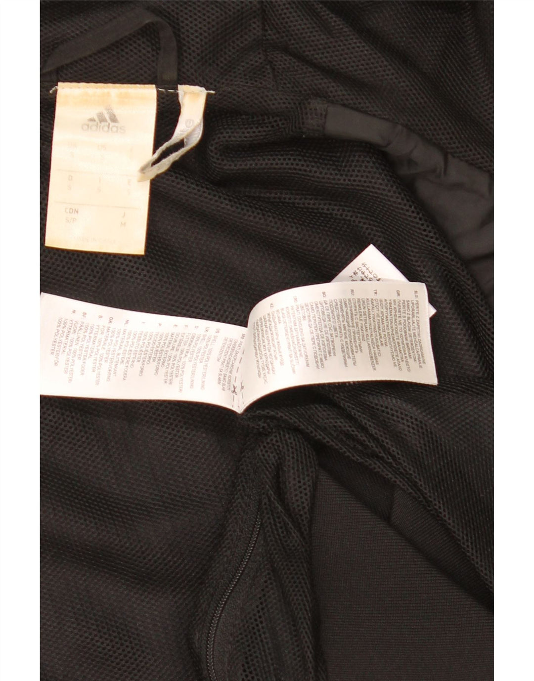 Adidas Mens Climalite Hooded Tracksuit Top Jacket Small Black Colourblock