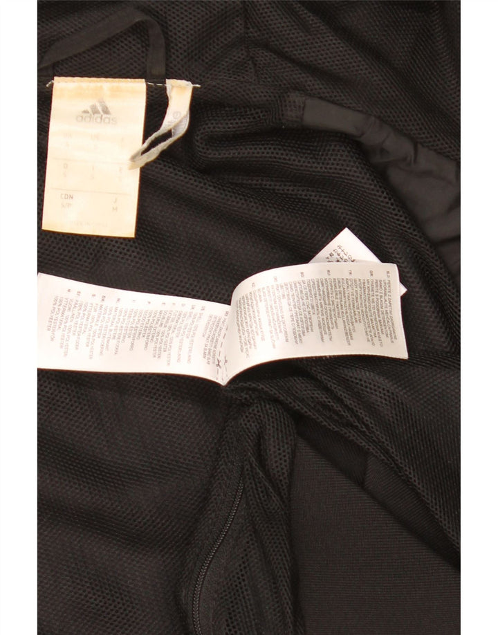 Adidas Mens Climalite Hooded Tracksuit Top Jacket Small Black Colourblock