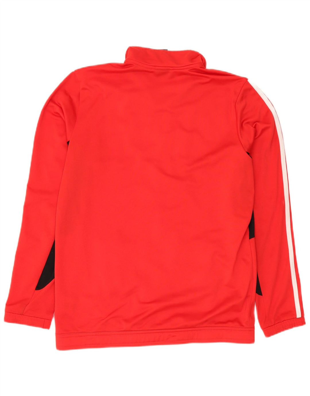 ADIDAS Mens Tracksuit Top Jacket Small Red Colourblock Polyester
