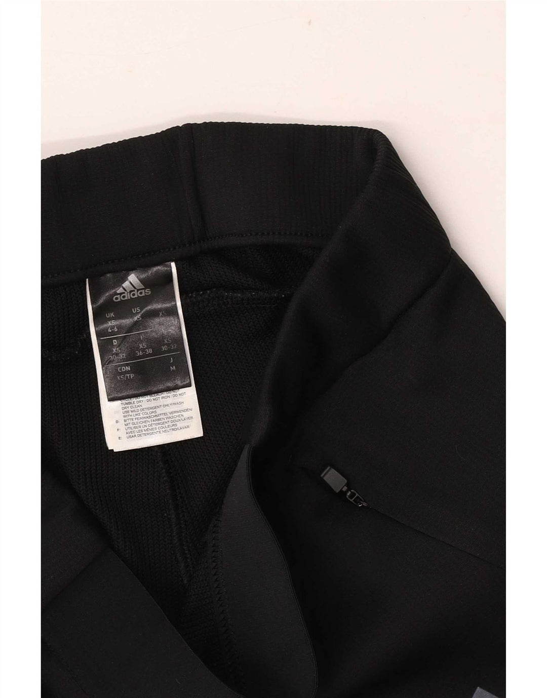 Adidas Womens Tracksuit Trousers UK 4/6 XS Black Polyester