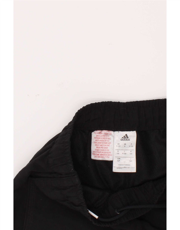 Adidas Boys Sport Shorts 9-10 Years Black Polyester