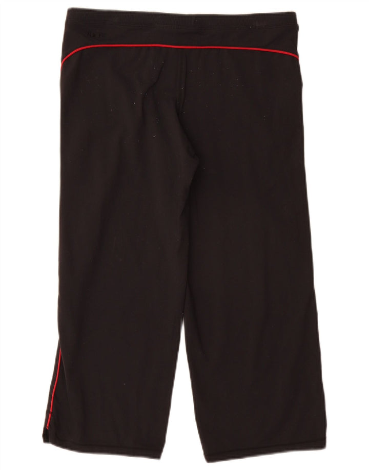 NIKE Womens Tracksuit Trousers UK 10/12 Small Black Nylon
