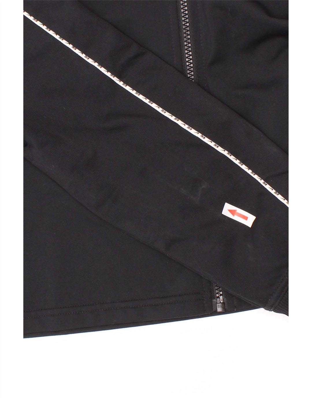Nike Girls Tracksuit Top Jacket 13-14 Years XL Black Polyester