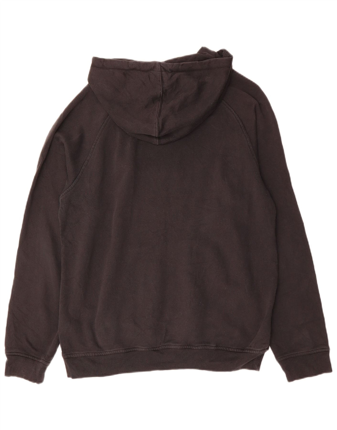 ADIDAS Mens Graphic Hoodie Jumper Medium Black Cotton