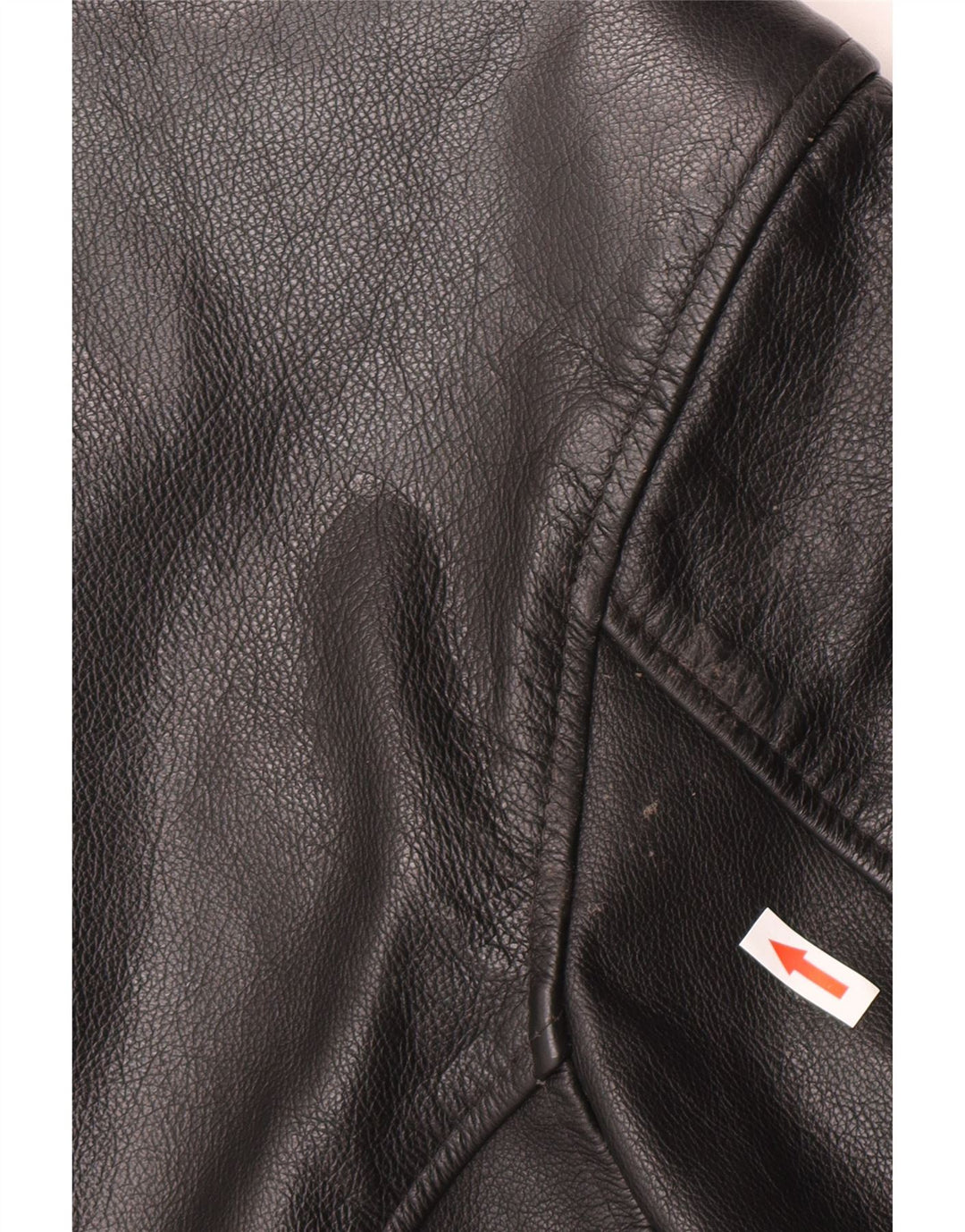 Oakland Mens Leather Jacket UK 38 Medium Black Leather