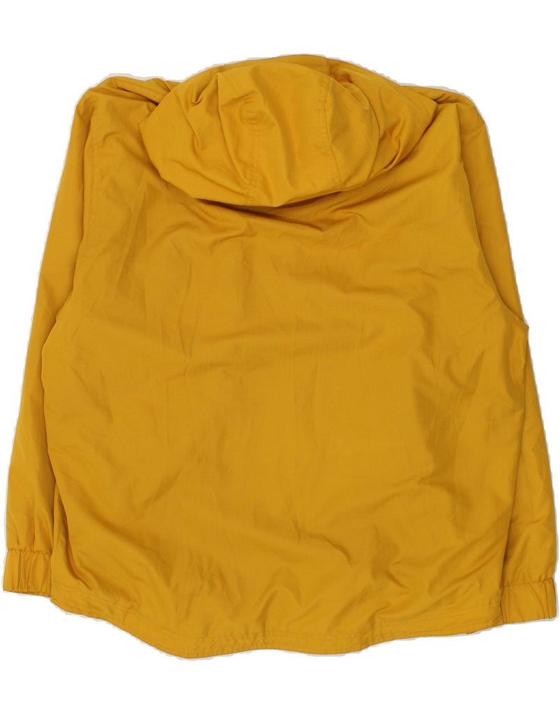 TIMBERLAND Mens Hooded Windbreaker Jacket UK 38 Medium Yellow Polyester | Vintage Timberland | Thrift | Second-Hand Timberland | Used Clothing | Messina Hembry 