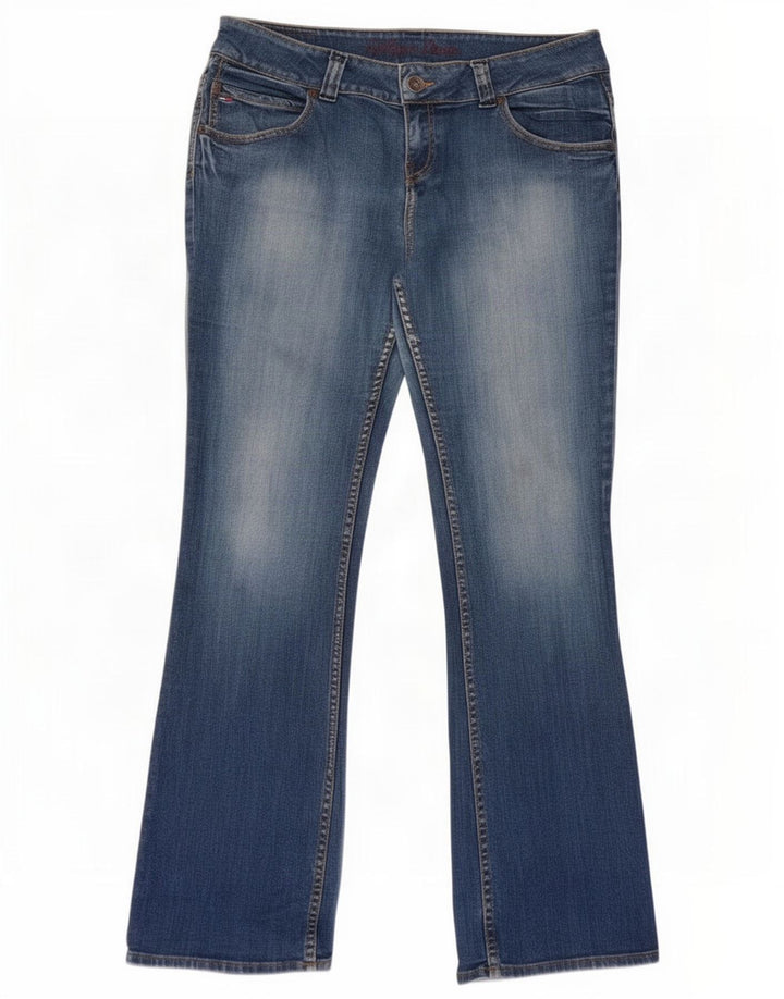 Tommy Hilfiger Womens Regular Bootcut Jeans W34 L34 Blue Cotton