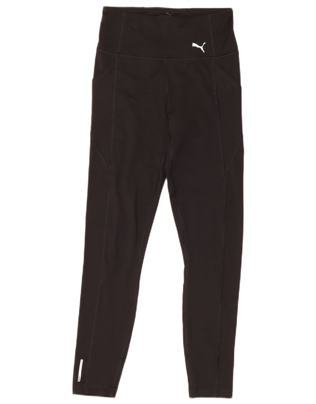 Puma Womens Leggings UK 4 XS Black Polyester