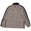 Diadora Womens Oversized Tracksuit Top Jacket UK 14 Large Grey Colourblock