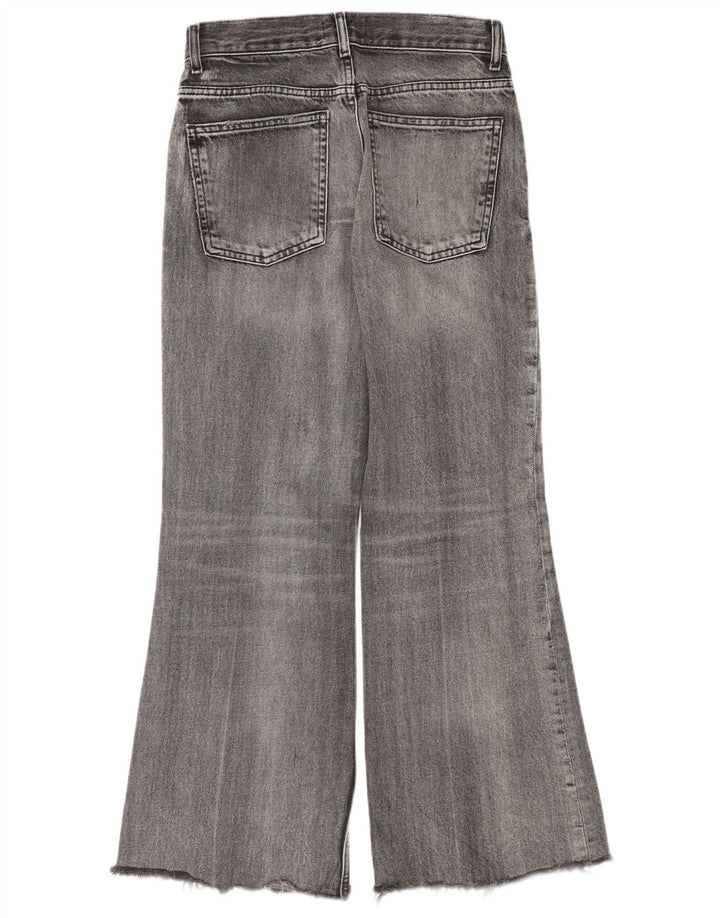 Zara Womens Flared Jeans EU 36 XS W26 L30 Grey