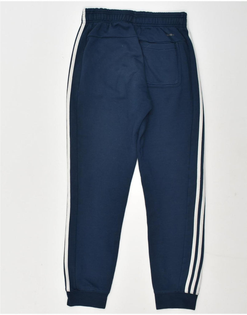 ADIDAS Mens Tracksuit Trousers Small Navy Blue Polyester | Vintage Adidas | Thrift | Second-Hand Adidas | Used Clothing | Messina Hembry 