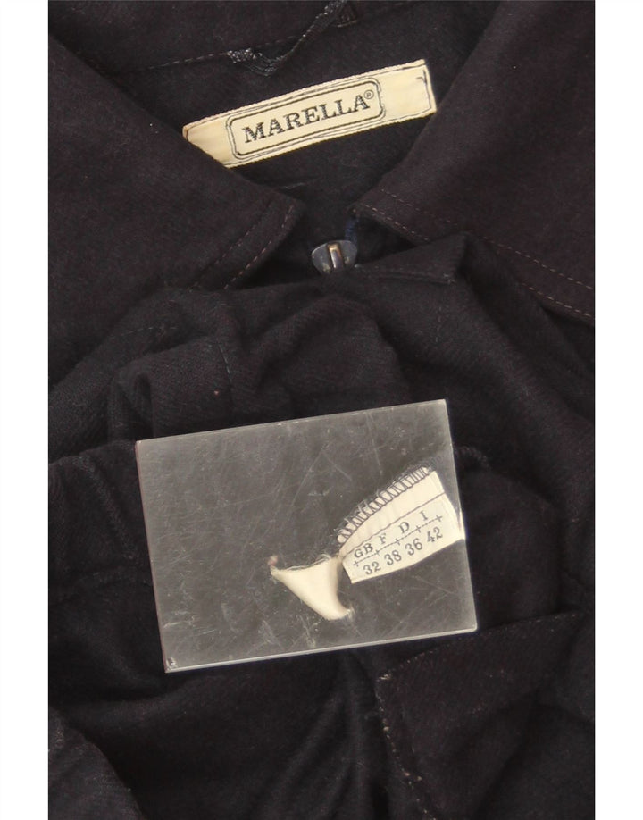 Marella Mens Bomber Jacket UK 32 2XS Navy Blue