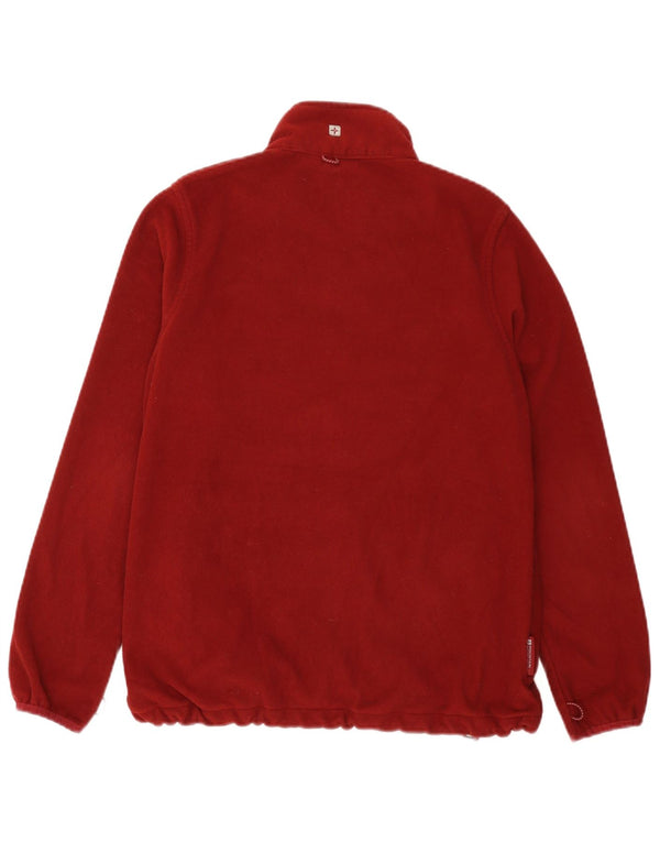 Mountain Warehouse Womens Fleece Jacket UK 14 Large Burgundy Polyester