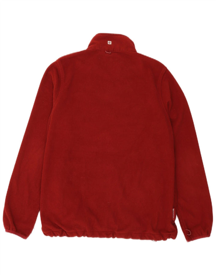 Mountain Warehouse Womens Fleece Jacket UK 14 Large Burgundy Polyester