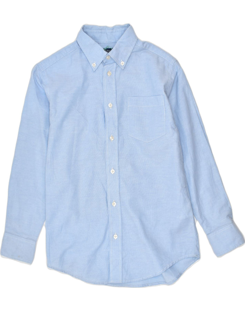 CHAPS Boys Shirt 9-10 Years Blue Cotton | Vintage | Thrift | Second-Hand | Used Clothing | Messina Hembry 