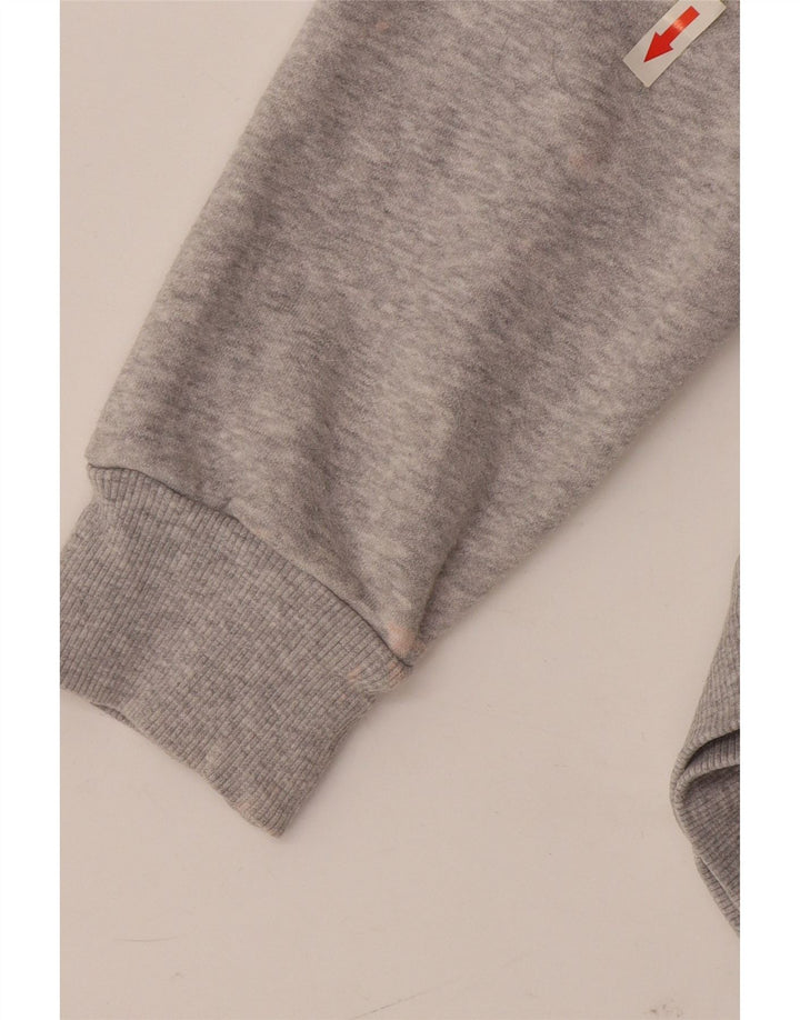 Puma Womens Graphic Sweatshirt Jumper Medium Grey Cotton