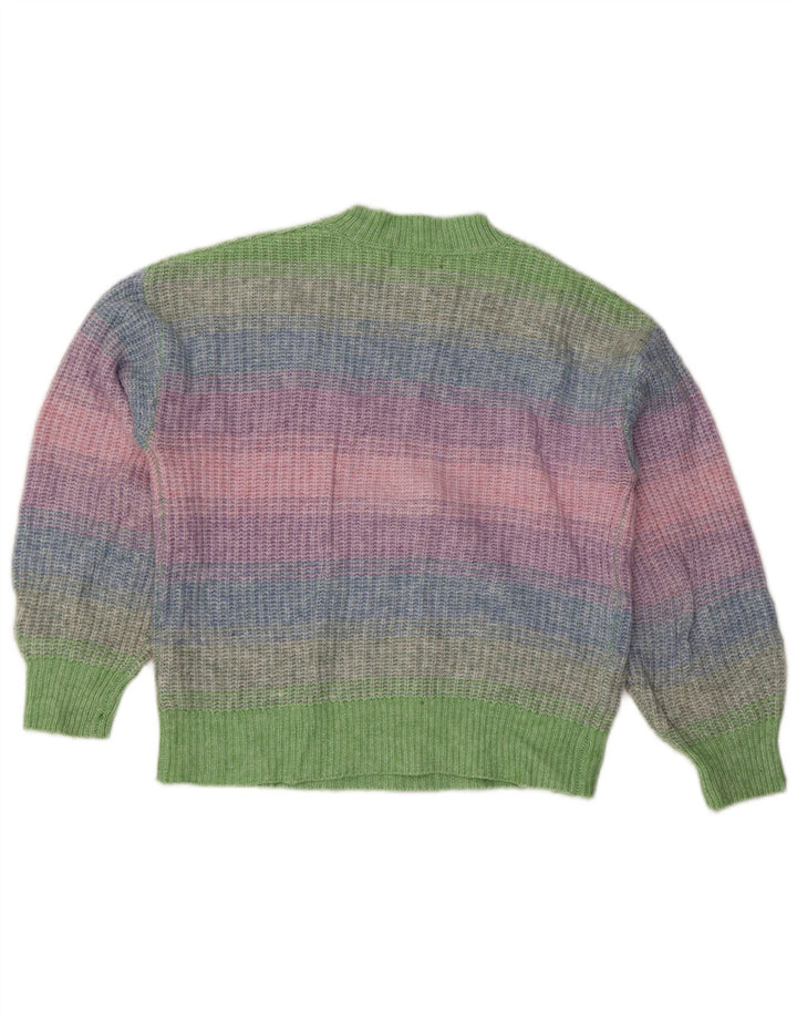 Marks & Spencer Womens Crew Neck Jumper Sweater UK 14 Medium Multicoloured