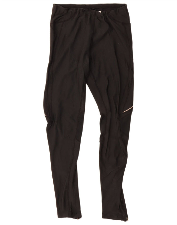 Nike Womens Leggings UK 14/16 Large Black Polyester