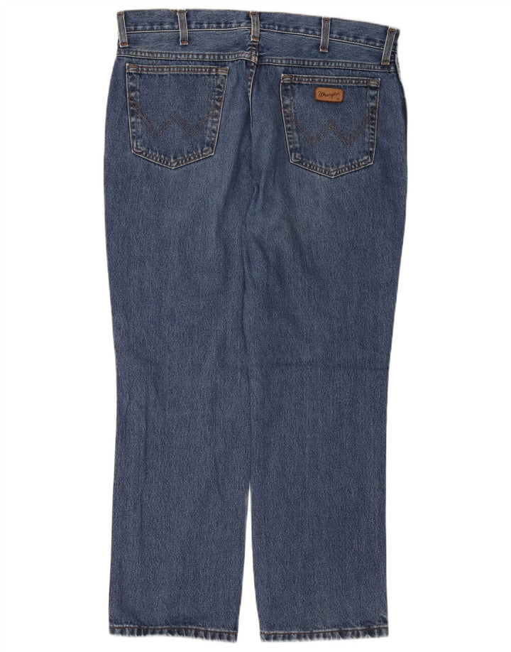 WRANGLER Mens Straight Jeans W36 L30 Blue
