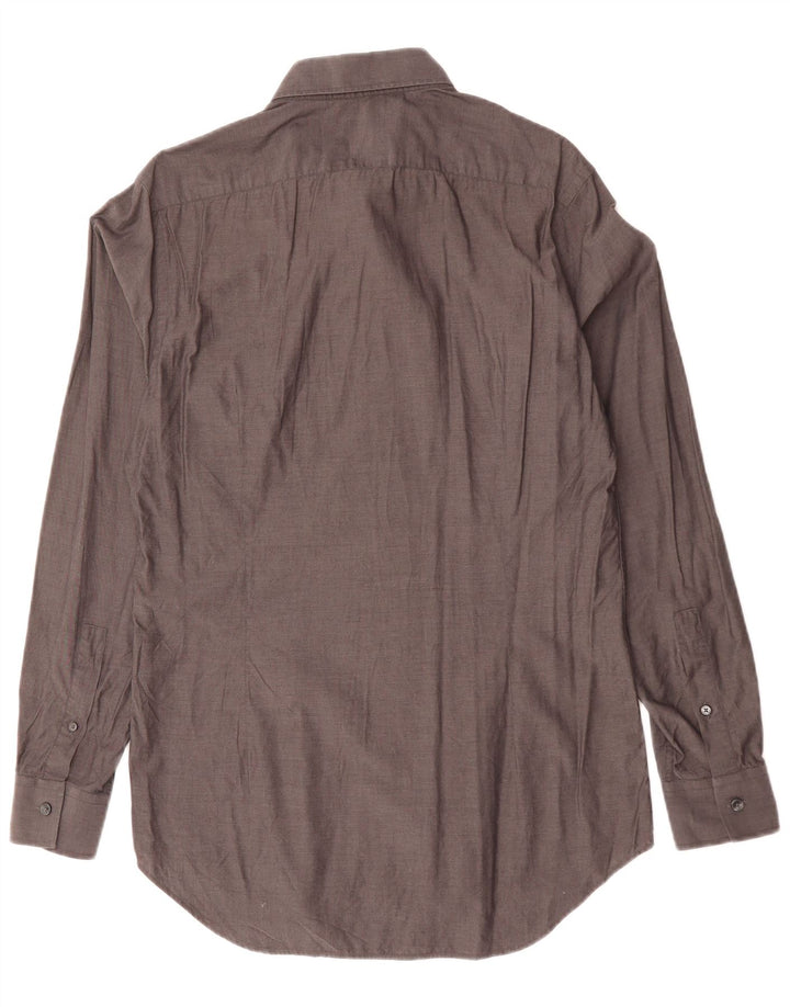 CALVIN KLEIN Mens Slim Fit Shirt Size 41 16 Large Grey