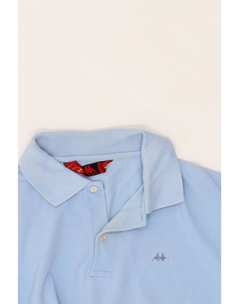 KAPPA Mens Polo Shirt Large Blue Cotton Vintage Kappa and Second-Hand Kappa from Messina Hembry 
